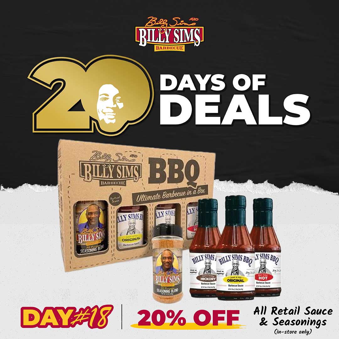 20% OFF All Retail Sauce/Seasoning (In-store Only)